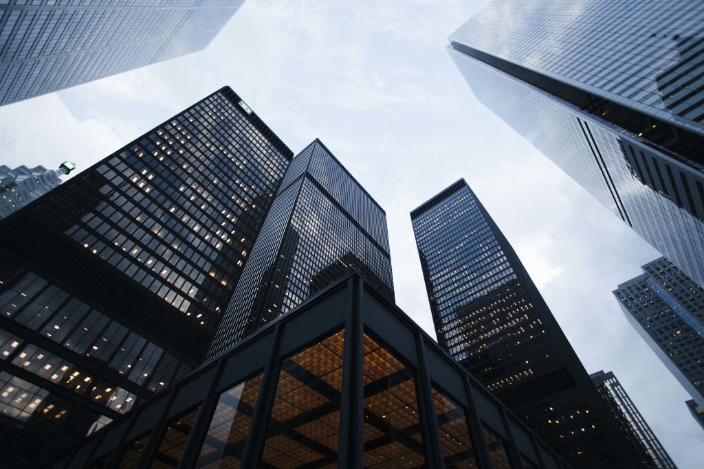 Office towers representing financings and strategic transactions