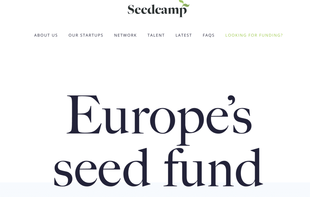 Seedcamp San Francisco California