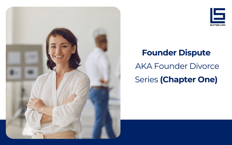 Founder Dispute AKA Founder Divorce Series (Chapter One)