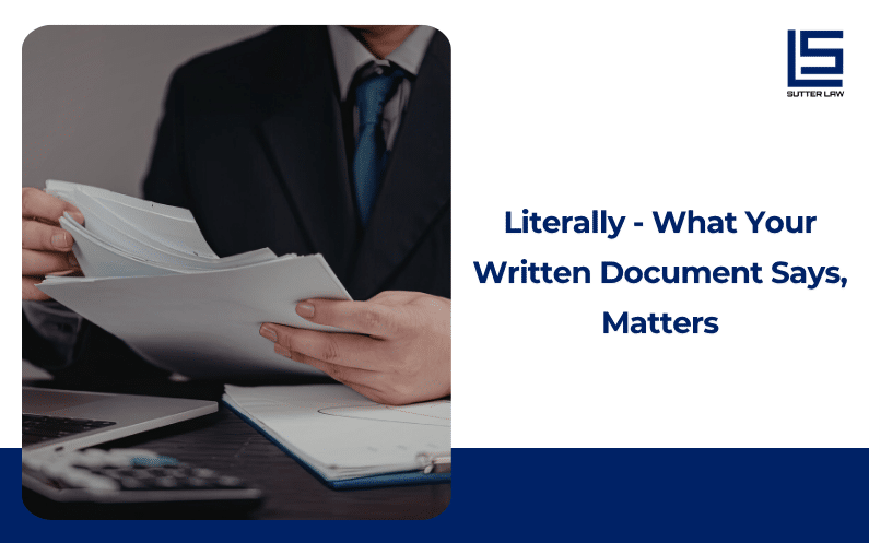 Your Written Document