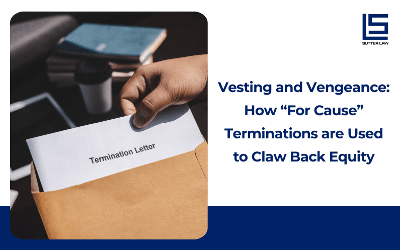 How Terminations are Used to Claw Back Equity
